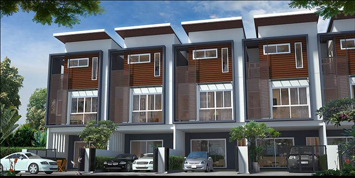 พรีวิวทาวน์โฮม บารอนเนีย ทาวน์ ท่าน้ำนนท์ (บางศรีเมือง 3) บ้าน 3 ชั้น พร้อมอยู่ สไตล์โมเดิร์น