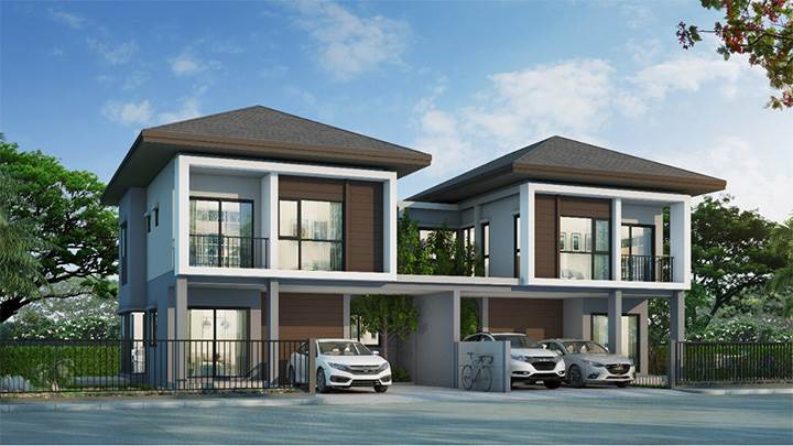 พรีวิวบ้านลุมพินี ทาวน์พาร์ค ท่าข้าม-พระราม 2 ทาวน์โฮมและบ้านแฝดโครงการใหม่ ใน ซ.ท่าข้าม 7 ใกล้เซ็นทรัล พระราม 2