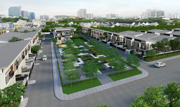 พรีวิวทาวน์โฮม เดอะโมดิช ราชพฤกษ์-กาญจนาภิเษก บ้าน 4 ห้องนอน ใกล้ MRT สามแยกบางใหญ่