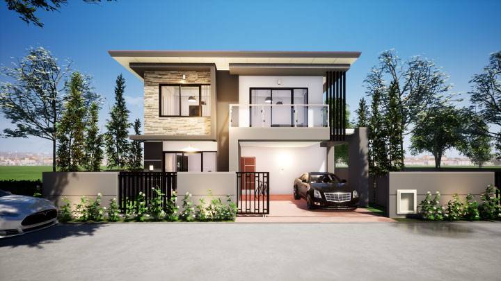 พรีวิวบ้าน อลิซ แลนด์ เข้าเมืองสะดวก ใกล้เซ็นทรัล มหาชัย อยู่สบาย เน้นโปร่งโล่ง