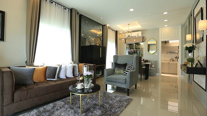พรีวิวทาวน์โฮม บ้านพฤกษา รังสิต-วงแหวนฯ พรีเมียมทาวน์โฮมสไตล์อังกฤษ ใกล้วงแหวนกาญจนาฯ