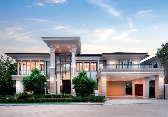 รีวิวบ้านเดี่ยว The Pavilla Residences กาญจนาภิเษก-บางบอน 3 บ้านเดี่ยวหรู Modern Elegant Style