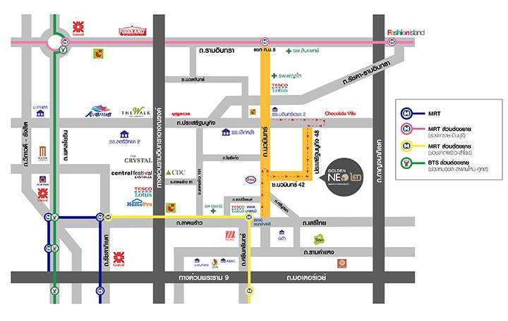 พรีวิวบ้านแฝด โกลเด้น นีโอ 2 ลาดพร้าว-เกษตรนวมินทร์ บ้านแนวคิวใหม่ นีโอโฮม สวย ครบ คุ้ม และใกล้เมือง