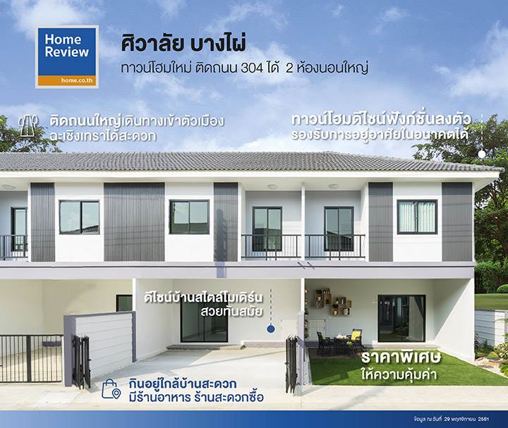 รีวิวทาวน์โฮม ศิวาลัย บางไผ่ ติดถนนใหญ่ ฟังก์ชัน 3 ห้องนอนที่ได้ห้องนอนใหญ่ถึง 2 ห้อง เน้นความเป็นส่วนตัว รีวิวทาวน์โฮม ศิวาลัย บางไผ่ ติดถนนใหญ่ ฟังก์ชัน 3 ห้องนอนที่ได้ห้องนอนใหญ่ถึง 2 ห้อง เน้นความเป็นส่วนตัว