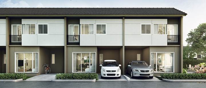 พรีวิวทาวน์โฮม บ้านพฤกษา รังสิต-คลอง 7 ทาวน์โฮมหน้ากว้าง 5.7 ม. ใกล้ ถ.กาญจนาภิเษก