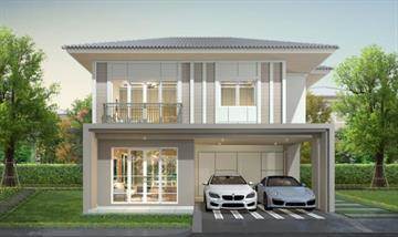 พรีวิวบ้านเดี่ยว คุณาลัย จอย ใกล้รถไฟฟ้าสายสีม่วง สถานีคลองบางไผ่