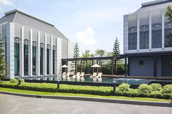 พรีวิวบ้านเดี่ยว บางกอก บูเลอวาร์ด ศรีนครินทร์-บางนา อยู่บ้านสไตล์ยุโรป ชิดธรรมชาติกับสวนสวิส