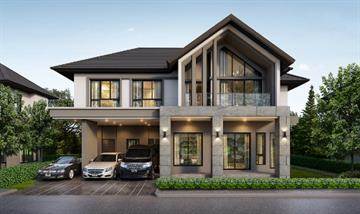 พรีวิวบ้านเดี่ยว บางกอก บูเลอวาร์ด พระราม 9 โออ่า สไตล์ Luxury Nordic กลางกรุงเทพกรีฑาตัดใหม่