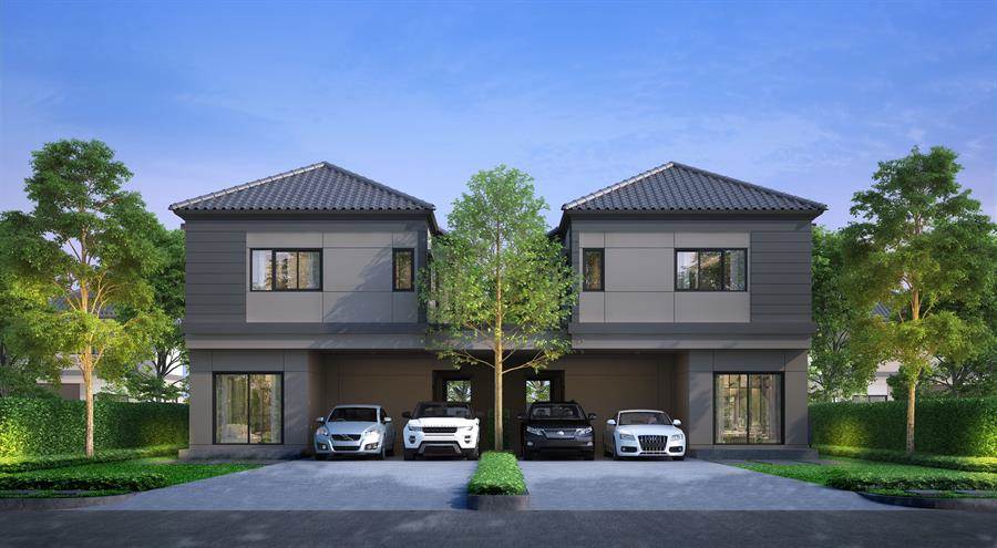 พรีวิวบ้านแฝด วี คอมพาวด์ ราชพฤกษ์-ปิ่นเกล้า อยู่สบายใจกลางราชพฤกษ์ ใกล้ทางด่วนศรีรัช