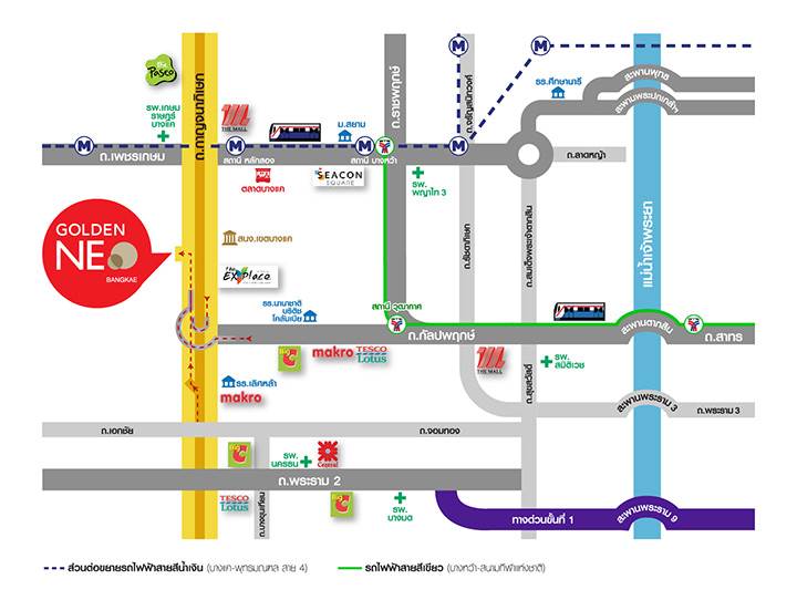 พรีวิวบ้านแฝด โกลเด้น นีโอ บางแค ใกล้รถไฟฟ้าสายสีน้ำเงิน
