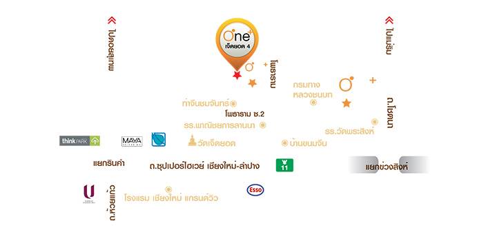 พรีวิวคอนโด วันพลัส เจ็ดยอด 4 ทำเลดี หลังท่าจีนชมจันทร์ จ.เชียงใหม่