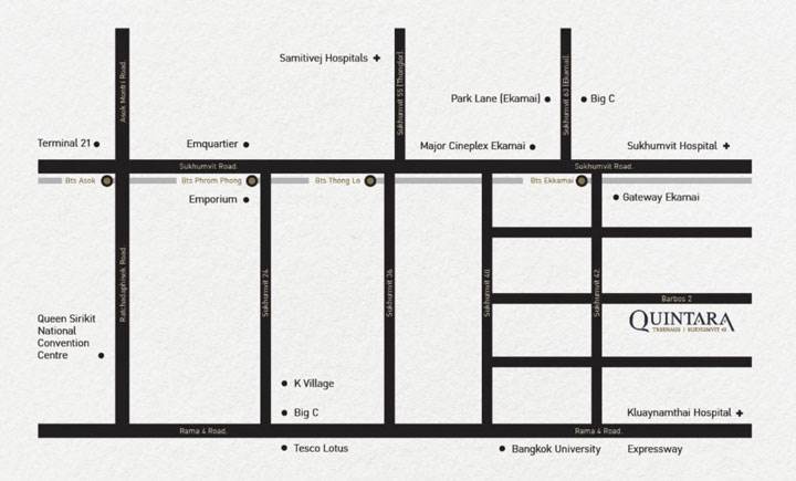 พรีวิวคอนโด ควินทารา ทรีเฮาส์ สุขุมวิท 42 ใกล้ BTS เอกมัย