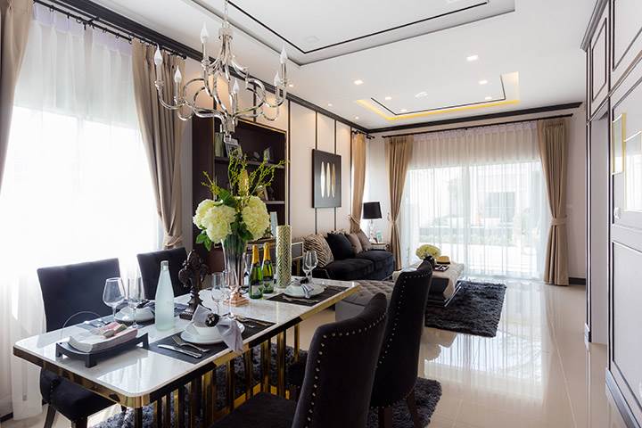 พรีวิวบ้าน เดอะ คอนเนค วงแหวน-พระราม 9 ทาวน์โฮมหลังใหญ่ ฟังก์ชั่น 4 ห้องนอน จากพฤกษา