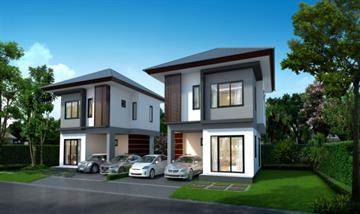 พรีวิวบ้าน บ้านดี บางโทรัด พระราม 2 บ้านแฝดดีไซน์ใหม่ ติดถนนพระราม 2 เริ่ม 1.75 ล้านบาท