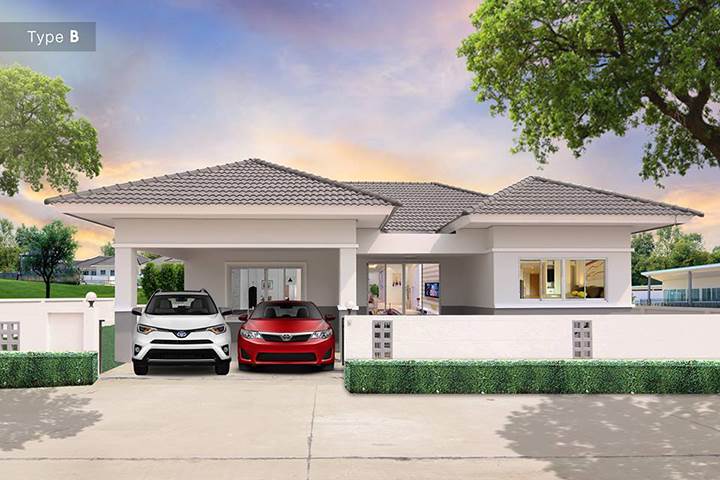 พรีวิวบ้านเดี่ยว บ้านบุญถาวร 8 บ้านเดี่ยวอยู่สบาย ใกล้แยกขนส่งใหม่ จ.ระยอง