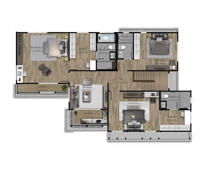 พรีวิวบ้านเดี่ยว บุราสิริ พัฒนาการ บ้านเดี่ยว 2 ชั้น หลังใหญ่ ราคาเริ่มต้น 14.99 ล้านบาท