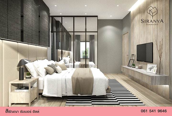พรีวิวบ้านเดี่ยว สิรัญญา ซัมเมอร์ฮิลล์ บ้านเดี่ยวหน้ากว้าง จ.ลพบุรี