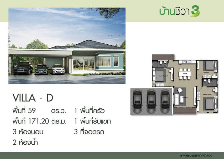 พรีวิวบ้านเดี่ยว บ้านชีวา 3 ราชบุรี บ้านสไตล์โมเดิร์นทรอปิคอลชั้นเดียวและ 2 ชั้น พรีวิวบ้านเดี่ยว บ้านชีวา 3 ราชบุรี บ้านสไตล์โมเดิร์นทรอปิคอลชั้นเดียวและ 2 ชั้น