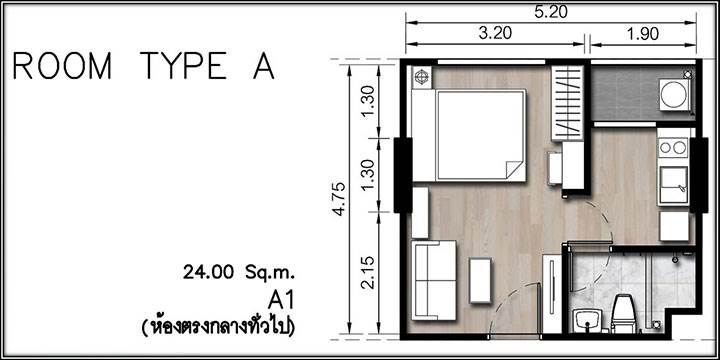 พรีวิวคอนโด เดอะเชนจ์ สมาร์ทแวลู คอนโด คอนโดโลว์ไรส์ แต่งครบ ใกล้เซ็นทรัล นครราชสีมา