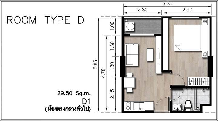 พรีวิวคอนโด เดอะเชนจ์ สมาร์ทแวลู คอนโด คอนโดโลว์ไรส์ แต่งครบ ใกล้เซ็นทรัล นครราชสีมา