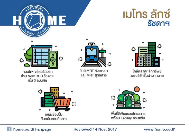 รีวิว คอนโดเมโทร ลักซ์ รัชดา ใกล้ MRT ห้วยขวาง และ MRT สุทธิสาร รีวิว คอนโดเมโทร ลักซ์ รัชดา ใกล้ MRT ห้วยขวาง และ MRT สุทธิสาร