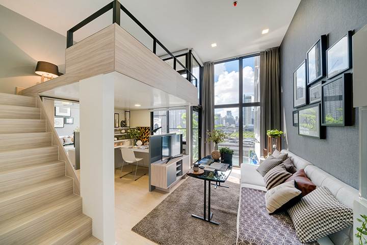 รีวิวคอนโด ชีวาทัย เรสซิเดนซ์ อโศก คอนโดพร้อมอยู่สไตล์ Loft Duplex เพดานสูง 360 ซม. ใกล้ MRT พระราม 9