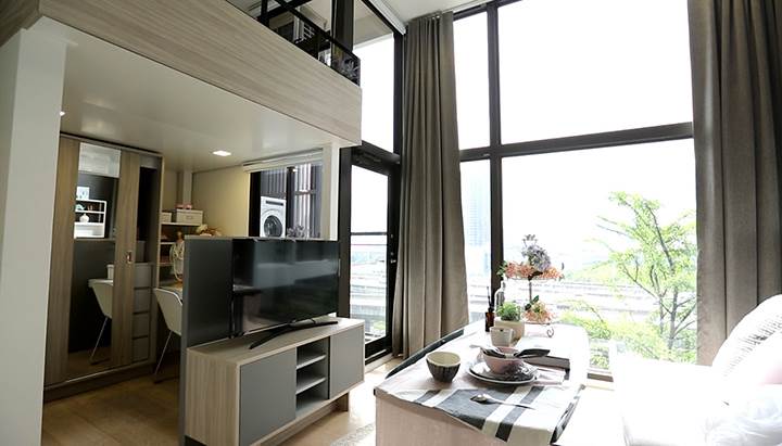 รีวิวคอนโด ชีวาทัย เรสซิเดนซ์ อโศก คอนโดพร้อมอยู่สไตล์ Loft Duplex เพดานสูง 360 ซม. ใกล้ MRT พระราม 9