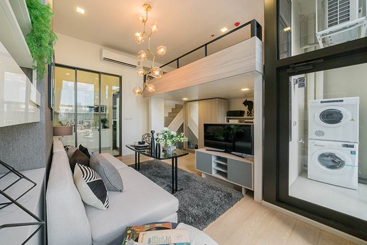 รีวิวคอนโด ชีวาทัย เรสซิเดนซ์ อโศก คอนโดพร้อมอยู่สไตล์ Loft Duplex เพดานสูง 360 ซม. ใกล้ MRT พระราม 9