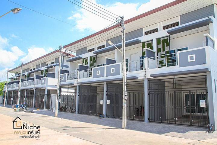 พรีวิวบ้าน เดอะนิช กาญจนทรัพย์ (ควนหิน) อาคารพาณิชย์และทาวน์โฮมสไตล์โมเดิร์น จ.สงขลา