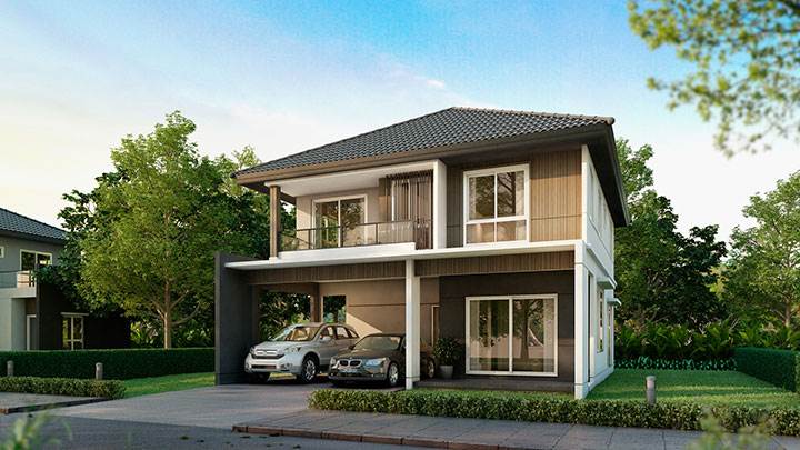 พรีวิวบ้าน พฤกษ์ลดา สุวรรณภูมิ บ้านเดี่ยว 2 ชั้น พร้อมอยู่ ร่มรื่น มีเอกลักษณ์ พรีวิวบ้าน พฤกษ์ลดา สุวรรณภูมิ บ้านเดี่ยว 2 ชั้น พร้อมอยู่ ร่มรื่น มีเอกลักษณ์