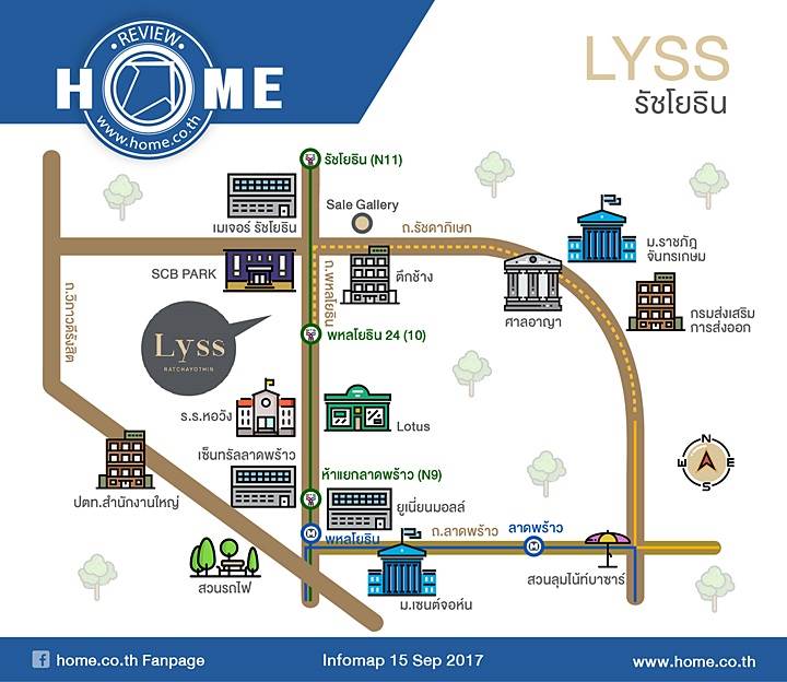 รีวิวคอนโด ลิสส์ รัชโยธิน ใกล้อินเตอร์เชนจ์รถไฟฟ้า 2 แห่ง