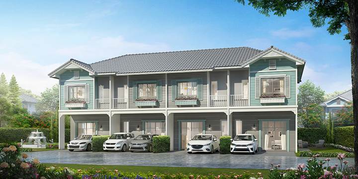 พรีวิวบ้าน โมดิ วิลล่า รังสิต คลอง 7 ทาวน์โฮม บ้านแฝด ติดถนนใหญ่ อยู่ไทยสไตล์ยุโรป บ้านสวย เพดานสูง