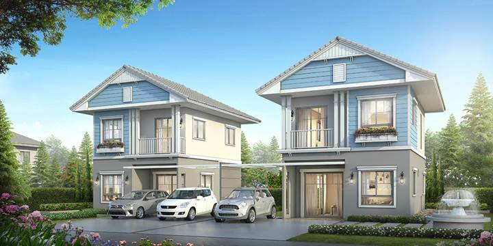พรีวิวบ้าน โมดิ วิลล่า รังสิต คลอง 7 ทาวน์โฮม บ้านแฝด ติดถนนใหญ่ อยู่ไทยสไตล์ยุโรป บ้านสวย เพดานสูง