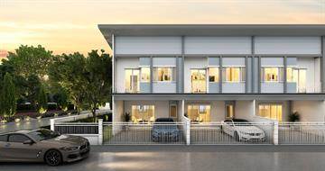 พรีวิวทาวน์โฮม เดอะ มิราเคิล เพชรเกษม 63 โครงการ 3 ทาวน์โฮม 2 ชั้น พื้นที่ใช้สอยเทียบบ้านเดี่ยว บนถนนเพชรเกษม