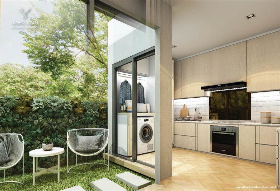 พรีวิวทาวน์โฮม เทมโป ทาวน์ ดอนเมือง-ธูปะเตมีย์ ทาวน์โฮม 3 ชั้น บนถนนลำลูกกา ใกล้รถไฟฟ้าและสนามบินดอนเมือง เป็นส่วนตัวเพียง 42 ยูนิต เริ่ม 3.98 ล้าน*