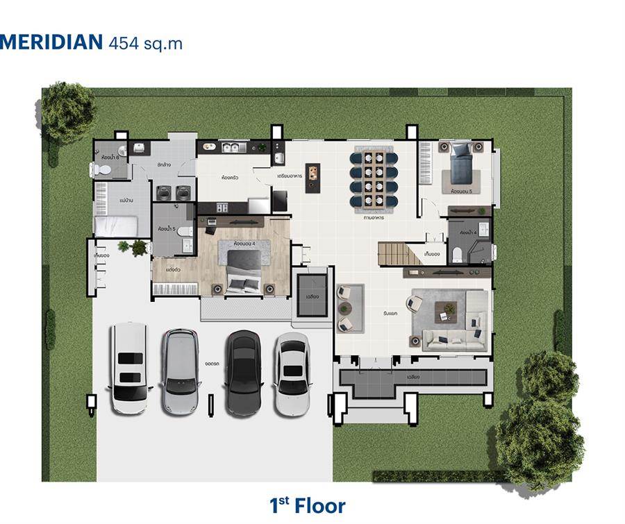 พรีวิวบ้านเดี่ยว เศรษฐสิริ พระราม 5 บ้านเดี่ยวหลังใหญ่ สไตล์ Modern Classic ในทำเลใจกลางพระราม 5 - ราชพฤกษ์ ใกล้เมือง เพียง 20 นาที ถึงบางซื่อ-จตุจักร ใกล้ทางด่วนและรถไฟฟ้า 