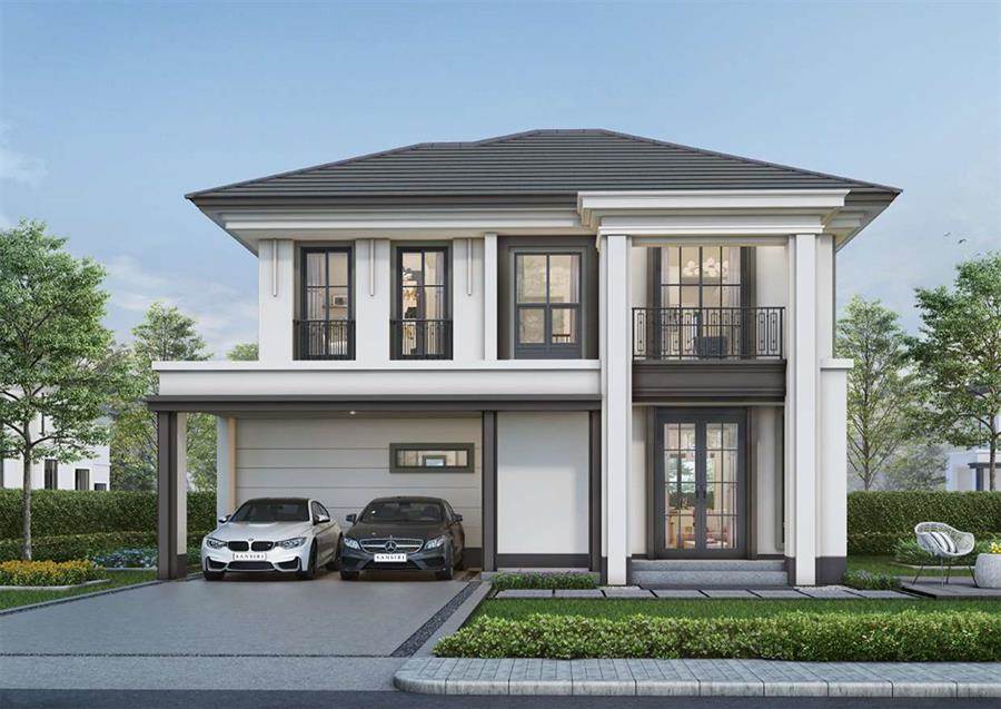 พรีวิวบ้านเดี่ยว เศรษฐสิริ กรุงเทพ-ปทุมธานี บ้านเดี่ยวหลังใหญ่ สไตล์ Modern Classic วิวสนามกอล์ฟ ในทำเลกรุงเทพ-ปทุมธานี เดินทางสะดวก ใกล้ทางด่วนศรีสมานเพียง 10 นาที และสนามบินดอนเมือง ราคาเริ่มต้น 8.99 - 25  ล้านบาท* 