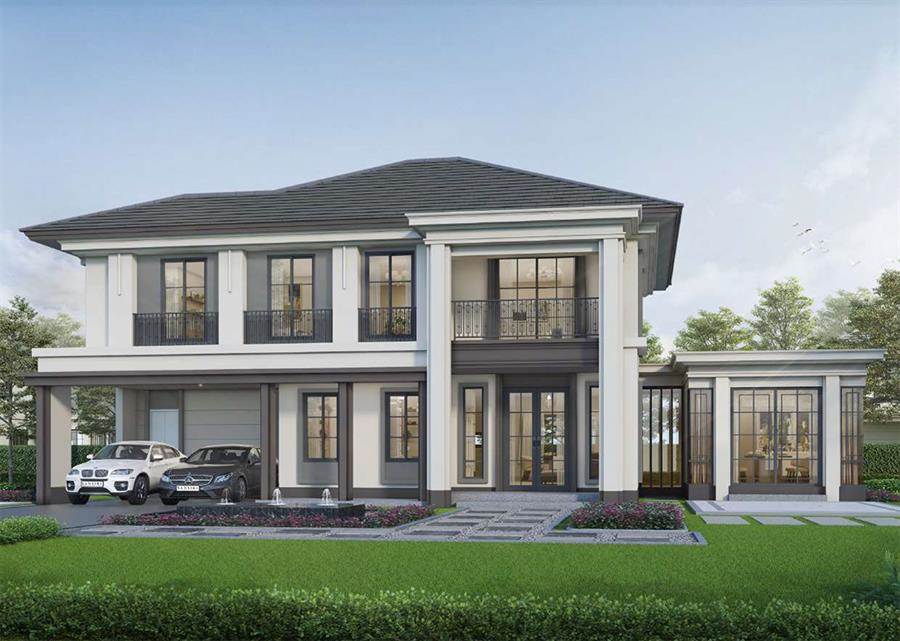 พรีวิวบ้านเดี่ยว เศรษฐสิริ กรุงเทพ-ปทุมธานี บ้านเดี่ยวหลังใหญ่ สไตล์ Modern Classic วิวสนามกอล์ฟ ในทำเลกรุงเทพ-ปทุมธานี เดินทางสะดวก ใกล้ทางด่วนศรีสมานเพียง 10 นาที และสนามบินดอนเมือง ราคาเริ่มต้น 8.99 - 25  ล้านบาท* 