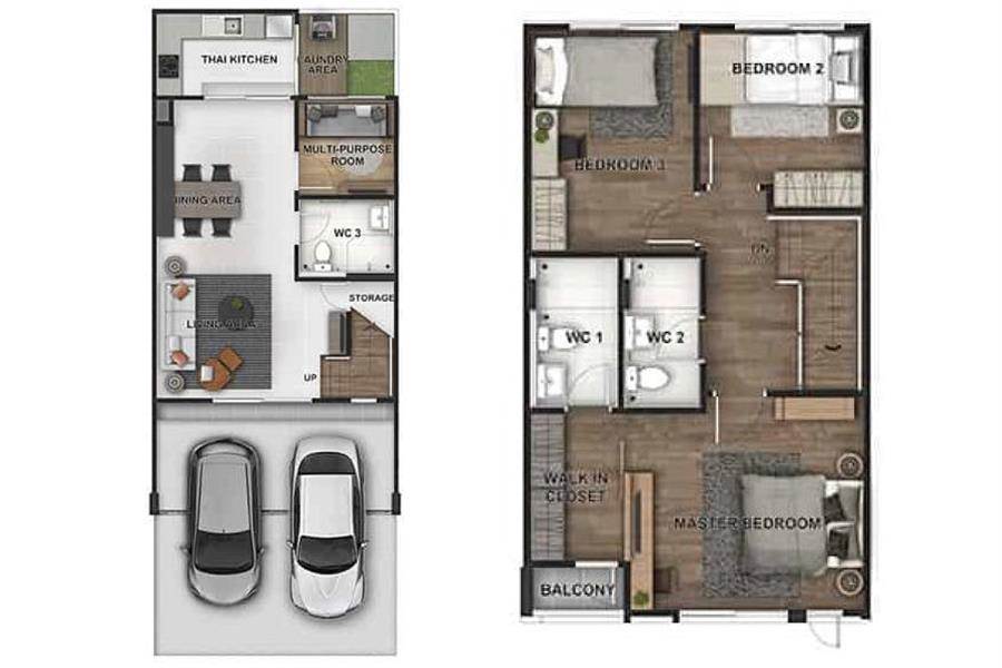รีวิว บ้านแฝด-ทาวน์โฮม วี คอมพาวด์ บางนา สไตล์ลอฟท์ที่มีฟังก์ชั่นเหมือนบ้านเดี่ยว  โปร่ง โล่ง โดยเน้นให้มี space กว้าง   พร้อมจัดเต็มทั้ง  Facility  และ Security  บนทำเลศักยภาพ “ย่านบางนา” 