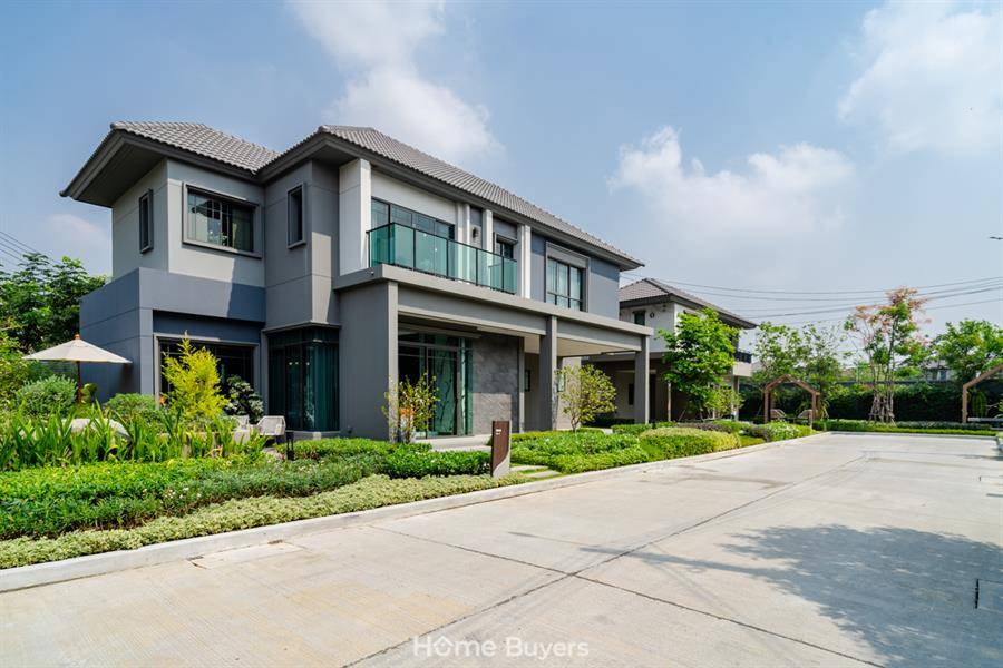 รีวิวบ้าน เวนิว โฟลว์ ติวานนท์ - รังสิต (Venue Flow Tiwanon - Rangsit) บ้านเดี่ยวหลังใหญ่ เนื้อที่กว้าง บรรยากาศร่มรื่น ใกล้ทางด่วนศรีรัชและรถไฟฟ้าสถานีรังสิต