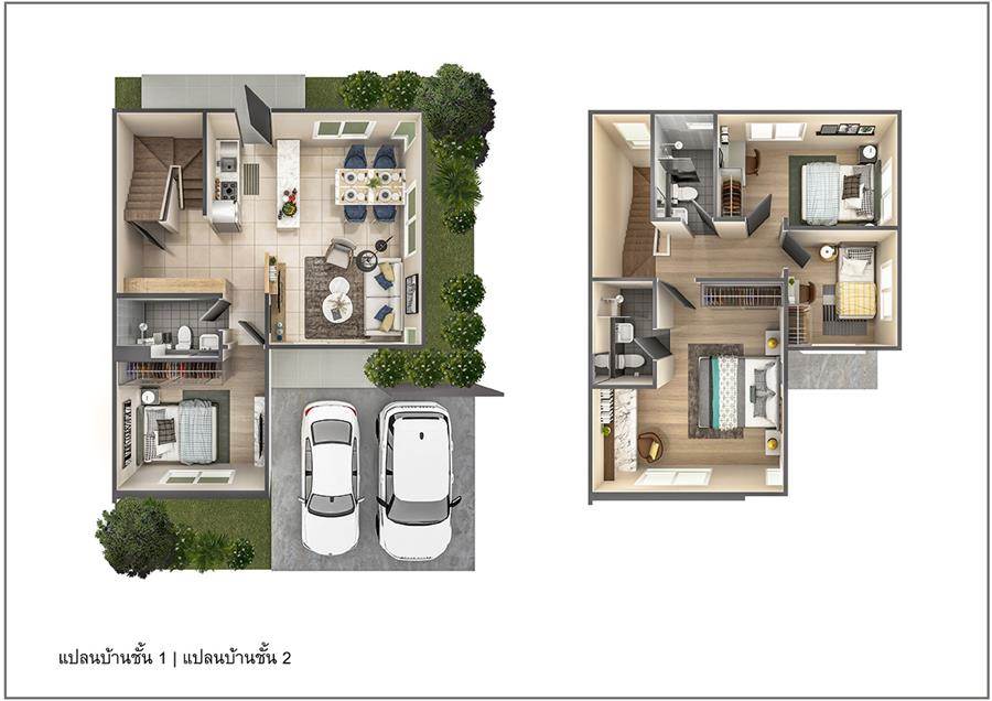 พรีวิวบ้านแฝดและทาวน์โฮม เบล็สซิตี้ พาร์ค สุขุมวิท-บางปู บ้านหลังใหญ่ ใกล้รถไฟฟ้า สถานีการเคหะ เพียง 900 เมตร