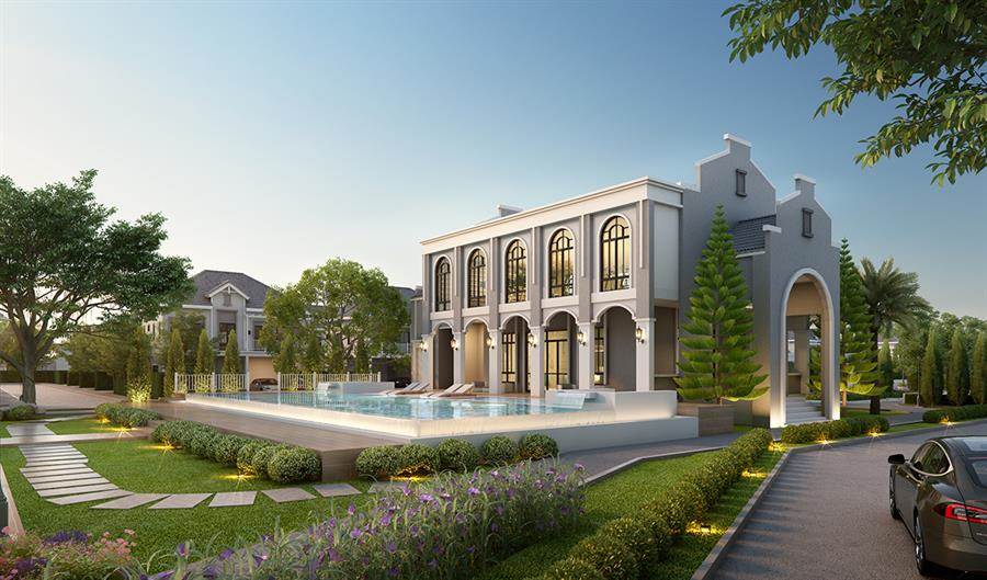  พรีวิวบ้าน แกรนด์ สิวารมณ์ (สุขุมวิท-บางปู) พบบ้านสวยสไตล์ Modern English Victorian ฟังก์ชัน 4 ห้องนอน 3 ห้องน้ำ โครงการใหม่! ติดถนนใหญ่ 