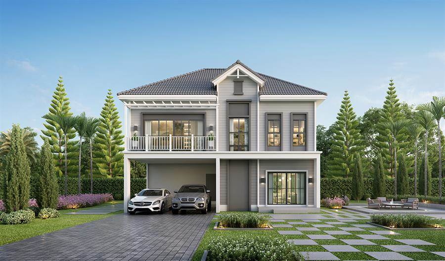  พรีวิวบ้าน แกรนด์ สิวารมณ์ (สุขุมวิท-บางปู) พบบ้านสวยสไตล์ Modern English Victorian ฟังก์ชัน 4 ห้องนอน 3 ห้องน้ำ โครงการใหม่! ติดถนนใหญ่ 