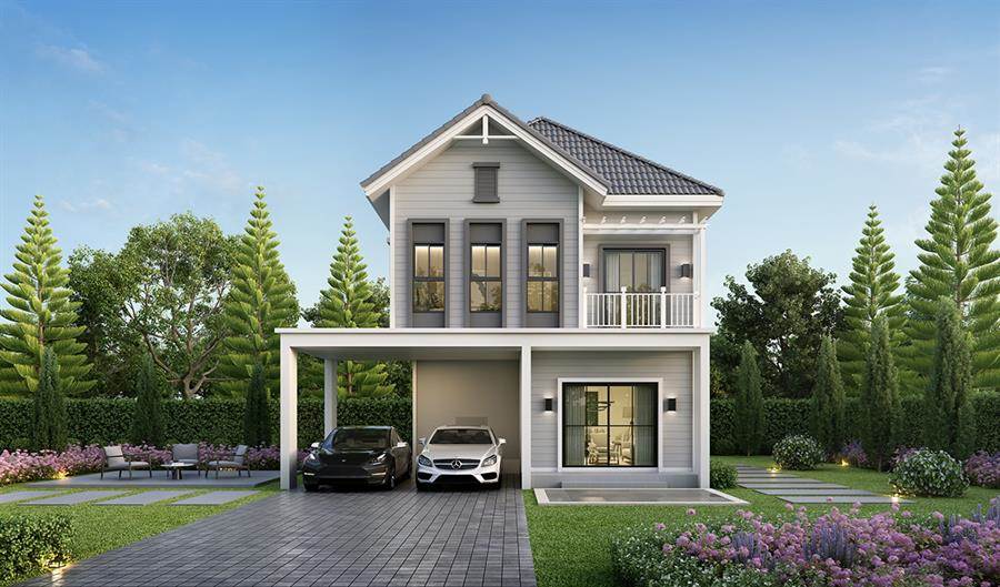  พรีวิวบ้าน แกรนด์ สิวารมณ์ (สุขุมวิท-บางปู) พบบ้านสวยสไตล์ Modern English Victorian ฟังก์ชัน 4 ห้องนอน 3 ห้องน้ำ โครงการใหม่! ติดถนนใหญ่ 