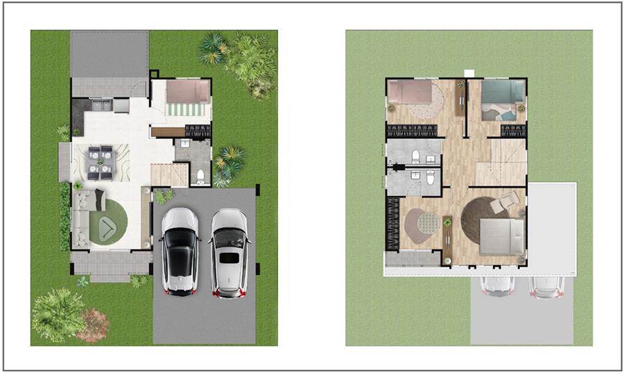  พรีวิวบ้าน แกรนด์ สิวารมณ์ (สุขุมวิท-บางปู) พบบ้านสวยสไตล์ Modern English Victorian ฟังก์ชัน 4 ห้องนอน 3 ห้องน้ำ โครงการใหม่! ติดถนนใหญ่ 