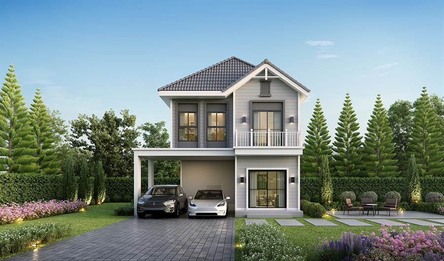  พรีวิวบ้าน แกรนด์ สิวารมณ์ (สุขุมวิท-บางปู) พบบ้านสวยสไตล์ Modern English Victorian ฟังก์ชัน 4 ห้องนอน 3 ห้องน้ำ โครงการใหม่! ติดถนนใหญ่ 
