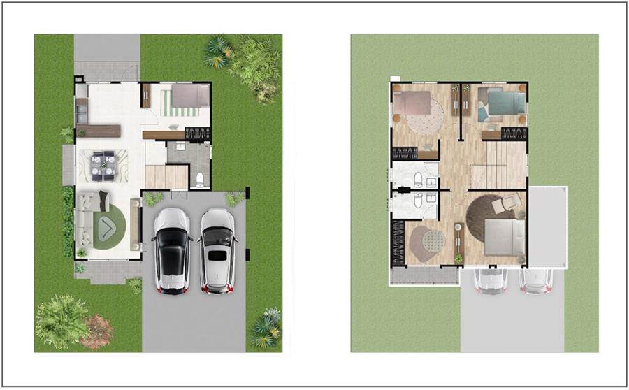  พรีวิวบ้าน แกรนด์ สิวารมณ์ (สุขุมวิท-บางปู) พบบ้านสวยสไตล์ Modern English Victorian ฟังก์ชัน 4 ห้องนอน 3 ห้องน้ำ โครงการใหม่! ติดถนนใหญ่ 