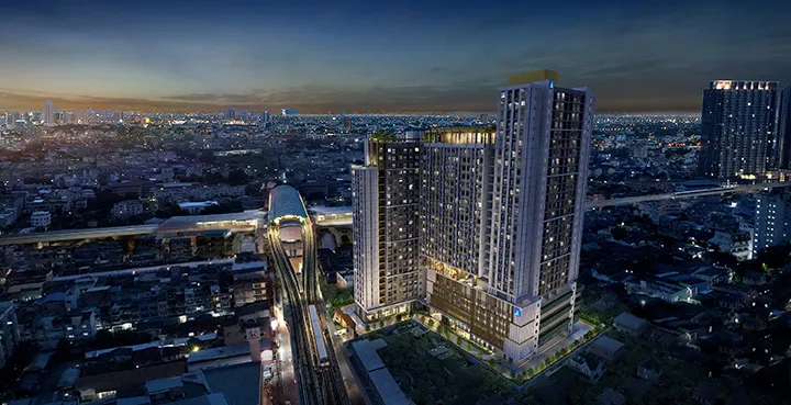 รวมคอนโดใหม่ ถ.กรุงเทพ - นนทบุรี แนวรถไฟฟ้าสายสีม่วง ใกล้ North CBD