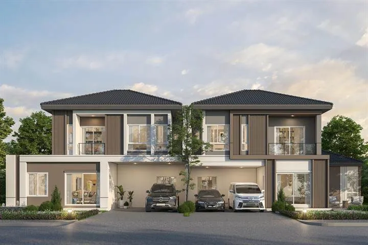 รวมบ้านใหม่ย่านคู้บอน ใกล้วงแหวนฯ ตะวันออก และรถไฟฟ้าสายสีชมพู