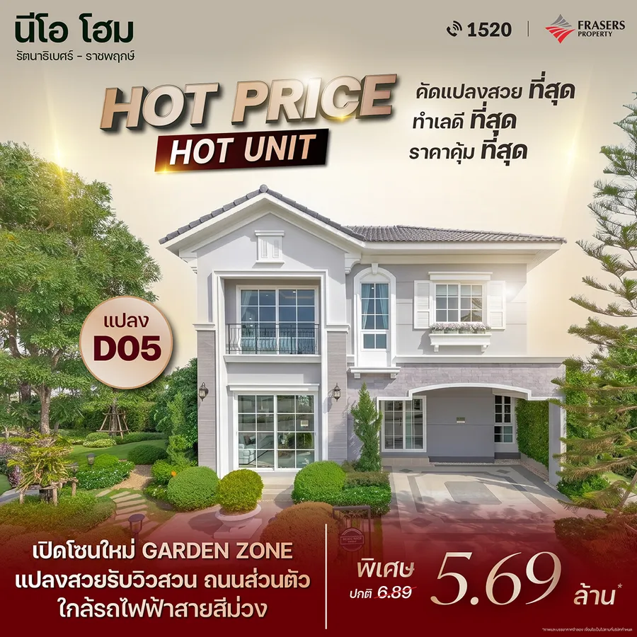 รวมบ้านย่านบางกรวย - ไทรน้อย แหล่งบ้านจัดสรรทำเลศักยภาพ จ.นนทบุรี